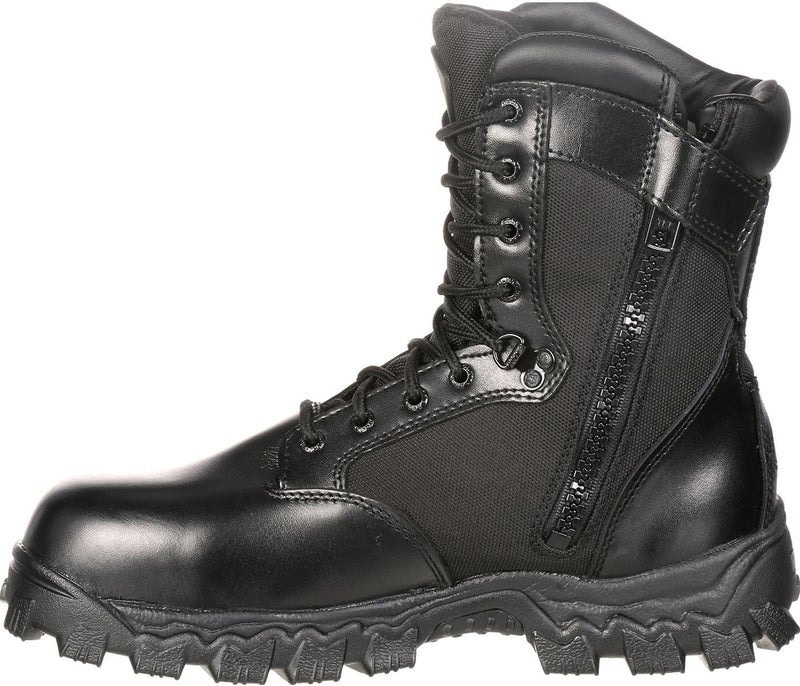 Rocky Men's AlphaForce Zipper Composite Toe Public Service Boots - Image 3